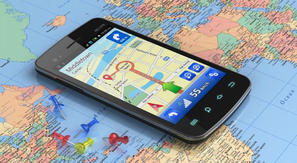 地図を利用したスマートフォンのアプリケーション